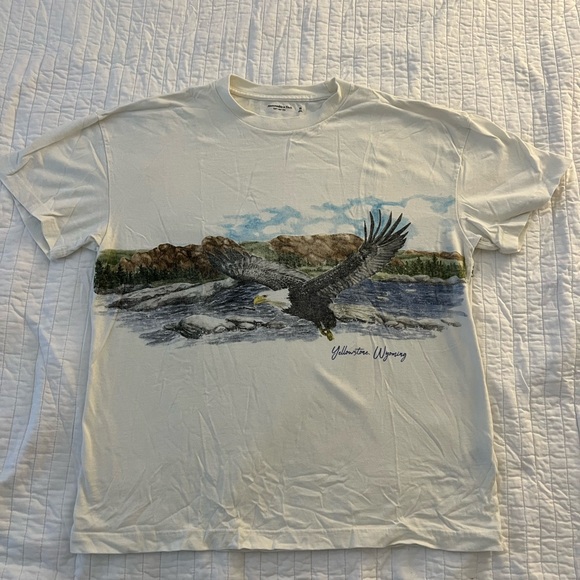 Abercrombie & Fitch Men’s Yellowstone Scenic Graphic Tee XL - Picture 1 of 3